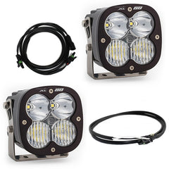 Baja Designs XL80 Bumper Kit - '20-26 Gladiator / '18-26 Wrangler JL - w/ OE Steel Bumper (Driving/Combo - Clear - Upfitter Wiring)
