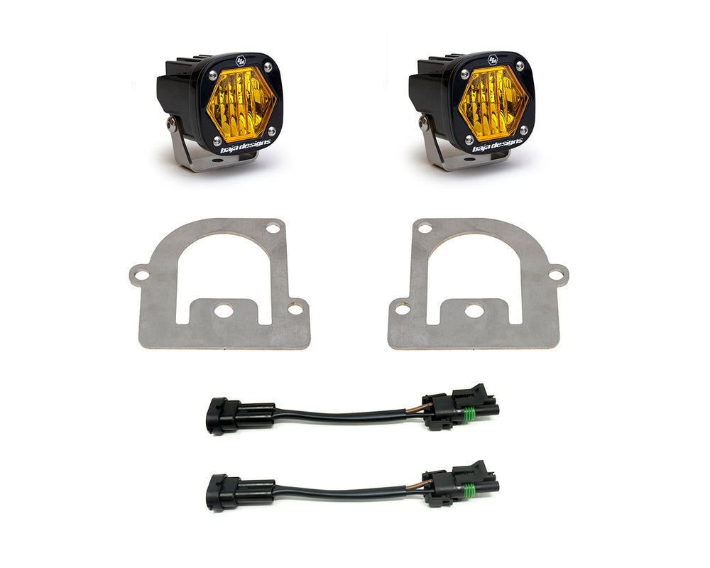 S1 Fog Pocket Kit - '21-24 Bronco Sport (Wide Cornering - Baja Amber)
