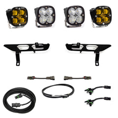 Squadron SAE/Pro Fog Pocket Kit - '21-23 F-150 w/o DRL (SAE Fog - Baja Amber - Toggle Wiring)