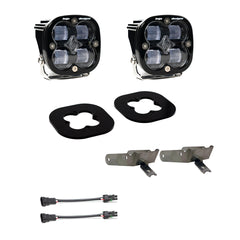 Baja Designs Squadron SAE Fog Pocket Kit - '11-16 F-250/350 Super Duty (SAE Fog - Clear)