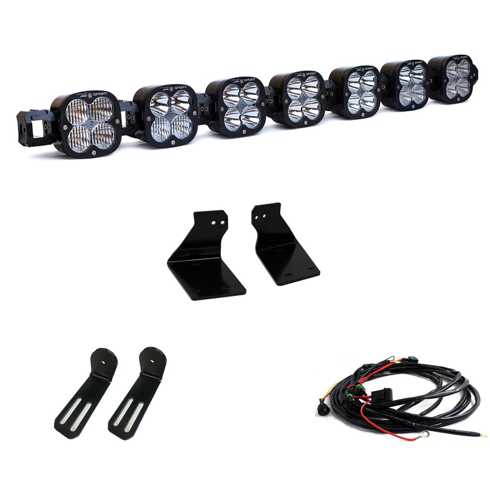 Baja Designs XL Sport Linkable Bumper Light Kit - 2020-2022 F-250 Super Duty; 2020-2022 F-350 Super Duty (Multi-Pattern, Clear, Toggle Wiring)