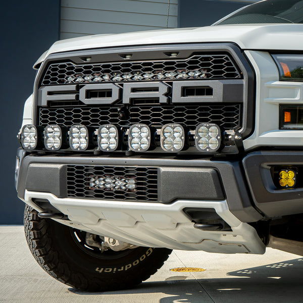 Baja Designs XL Sport Linkable Sport Bumper Light Kit - 2017-2020 F-150 Raptor (Multi-Pattern, Clear)