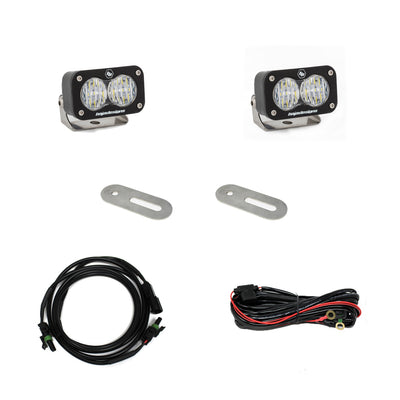 Baja Designs S2 Sport Dual Reverse Kit - '15-21 F-150 (Wide Cornering - Clear - Upfitter Wiring)