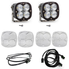 Baja Designs XL Pro A-Pillar Kit - '21-26 Bronco - '22-26 Bronco Raptor (Spot - Clear - Upfitter Wiring)