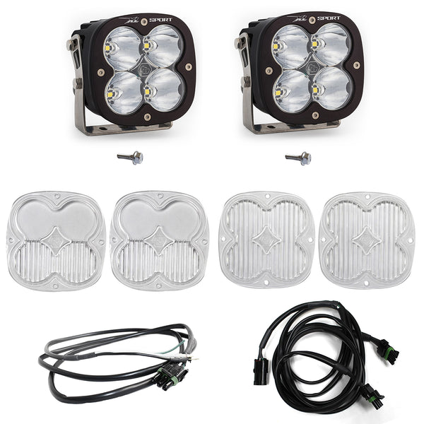 Baja Designs XL Sport A-Pillar Kit - '21-26 Bronco; '22-26 Bronco Raptor (Spot; Clear; Upfitter Wiring) Auxiliary Light