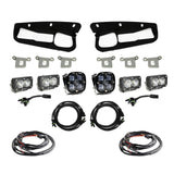Squadron SAE/Dual S2 Sport Steel Bumper Fog Pocket Kit - '21-26 Bronco; '22-26 Bronco Raptor; Steel Bumper (SA (447761)