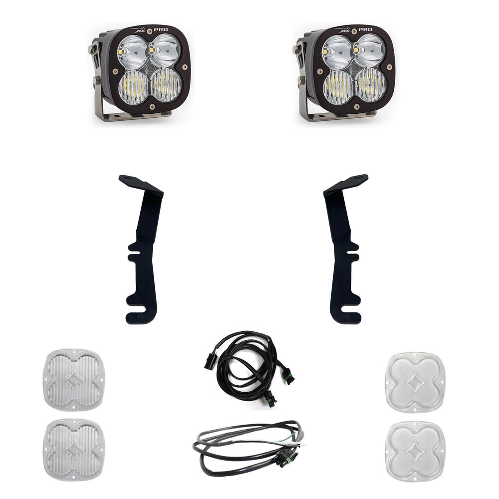 Baja Designs XL Pro A-Pillar Kit - '19-24 1500 Rebel - '21-24 1500 TRX (Driving/Combo - Clear)