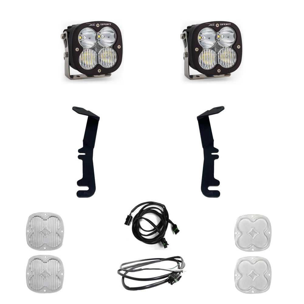 Baja Designs XL Sport A-Pillar Kit - '19-24 1500 Rebel - '21-24 1500 TRX (Driving/Combo - Clear)