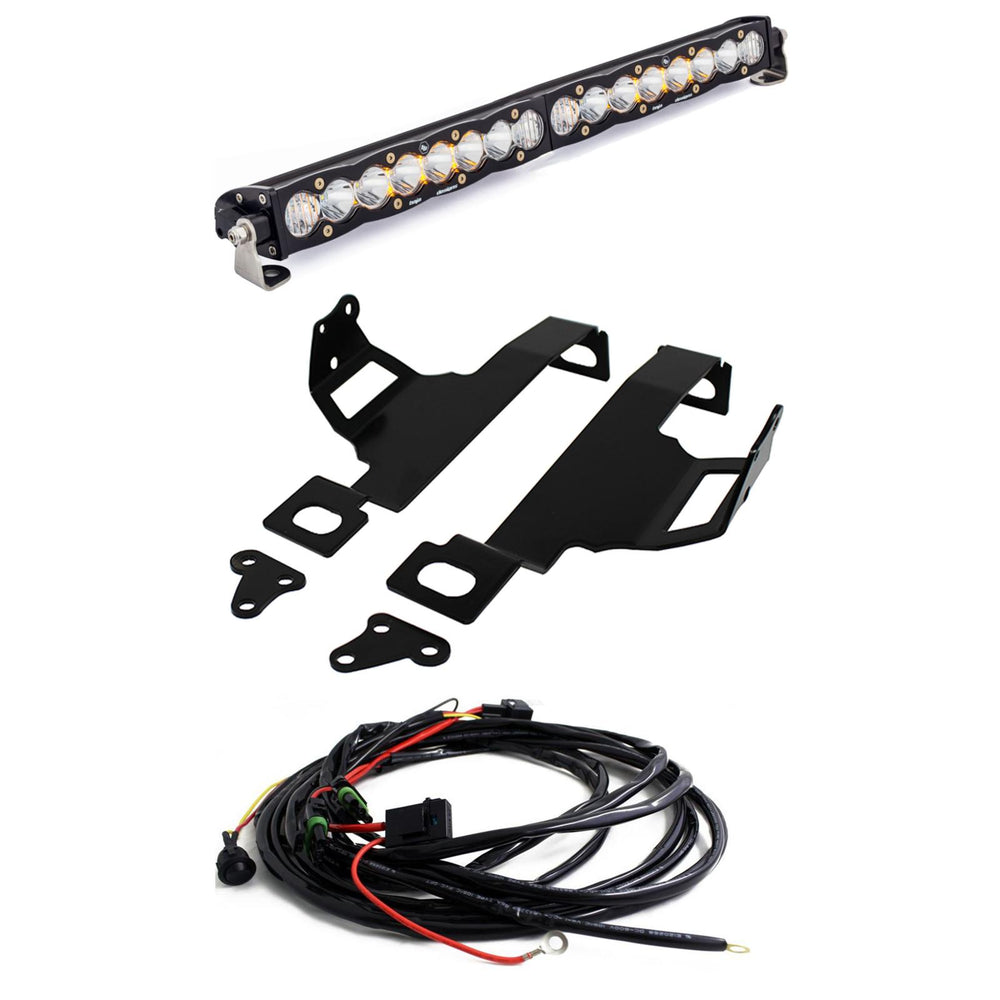 Baja Designs S8 20 Inch Bumper Light Kit - '11-16 F-250/350 Super Duty (Driving/Combo - Clear)