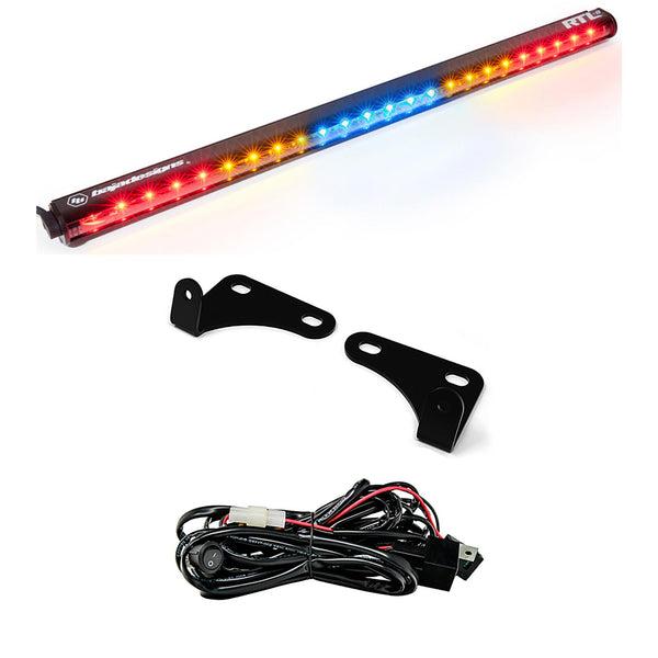 Baja Designs RTL 30 Inch Rear Light Kit - '15-18 RZR - w/ 2-Seats (Blue - No Turn Signal)