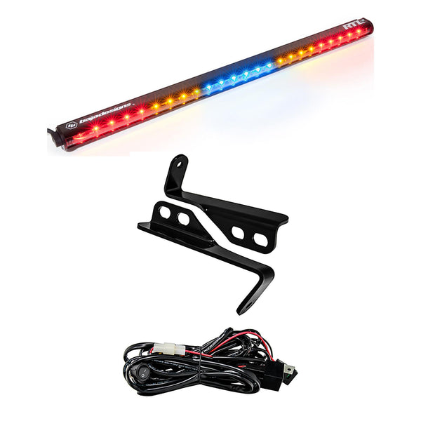Baja Designs RTL 30 Inch Rear Light Kit - '15-18 RZR - w/ 4-Seats (Blue - No Turn Signal)