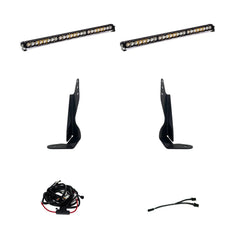 Baja Designs S8 Dual 30 Inch Grille Kit - '20-23 Sierra 2500HD/3500HD Exc. AT4 (Driving/Combo - Clear)