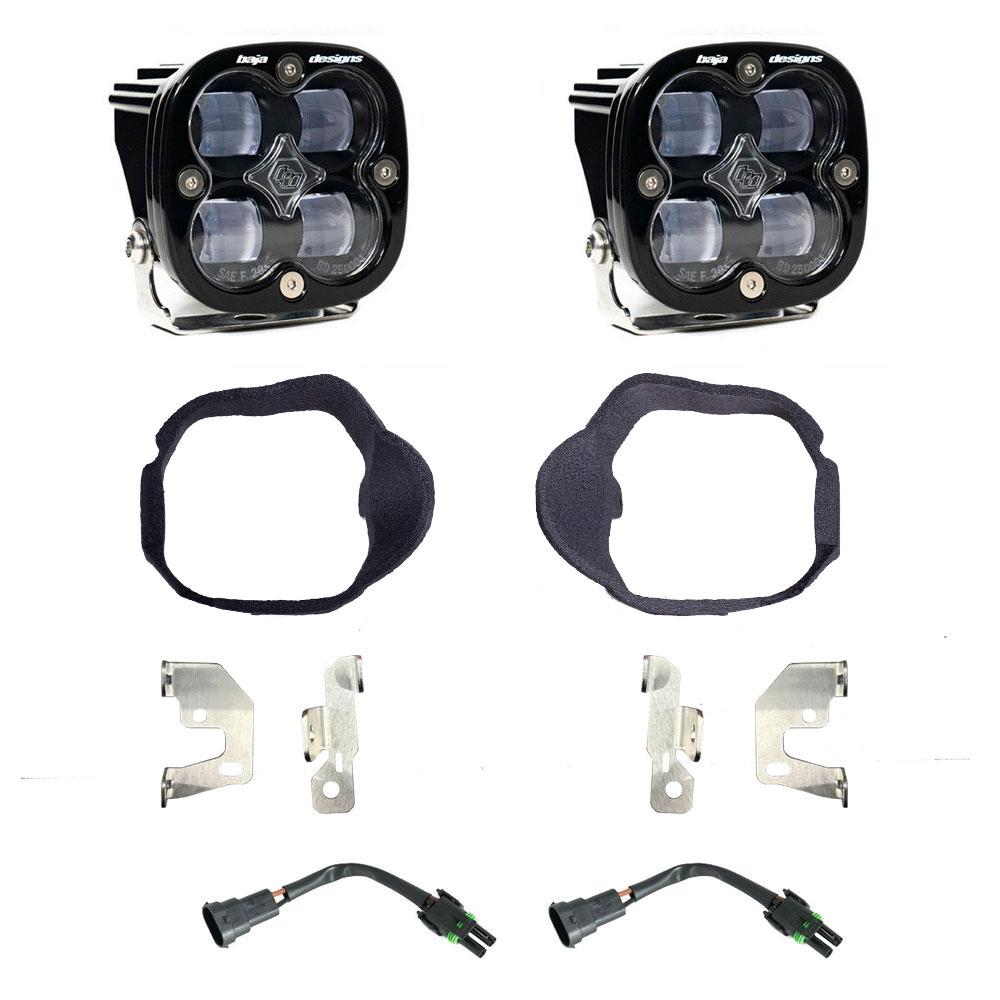 Baja Designs Squadron SAE Fog Pocket Kit - '19-26 Sprinter 1500/2500/3500 (SAE Fog - Clear)