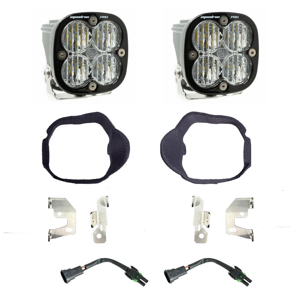 Baja Designs Squadron Pro Fog Pocket Kit - '19-26 Sprinter 1500/2500/3500 (Wide Cornering - Clear)