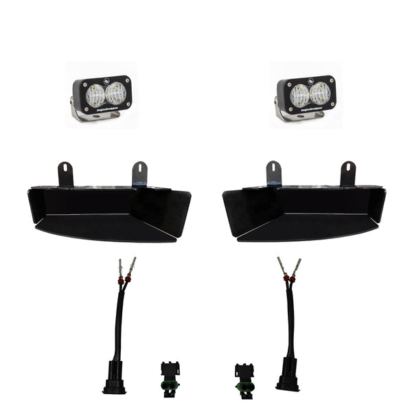 Baja Designs S2 Sport Fog Pocket Kit - 2019-2026 2500/3500 (Wide Cornering, Clear)