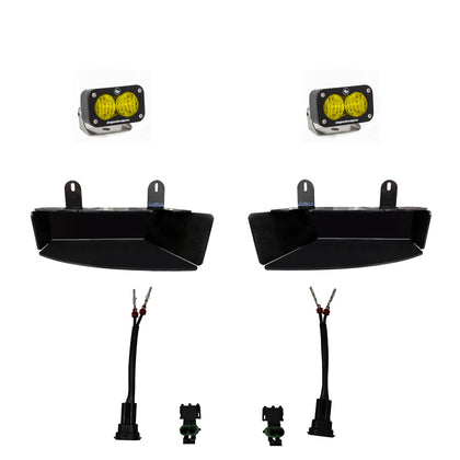 Baja Designs S2 Sport Fog Pocket Kit19C 2500/3500 (Wide Cornering;Amber)