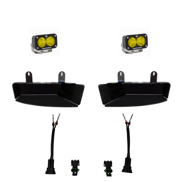 Baja Designs S2 Sport Fog Pocket Kit - 2019-2026 2500/3500 (Wide Cornering, Baja Amber)
