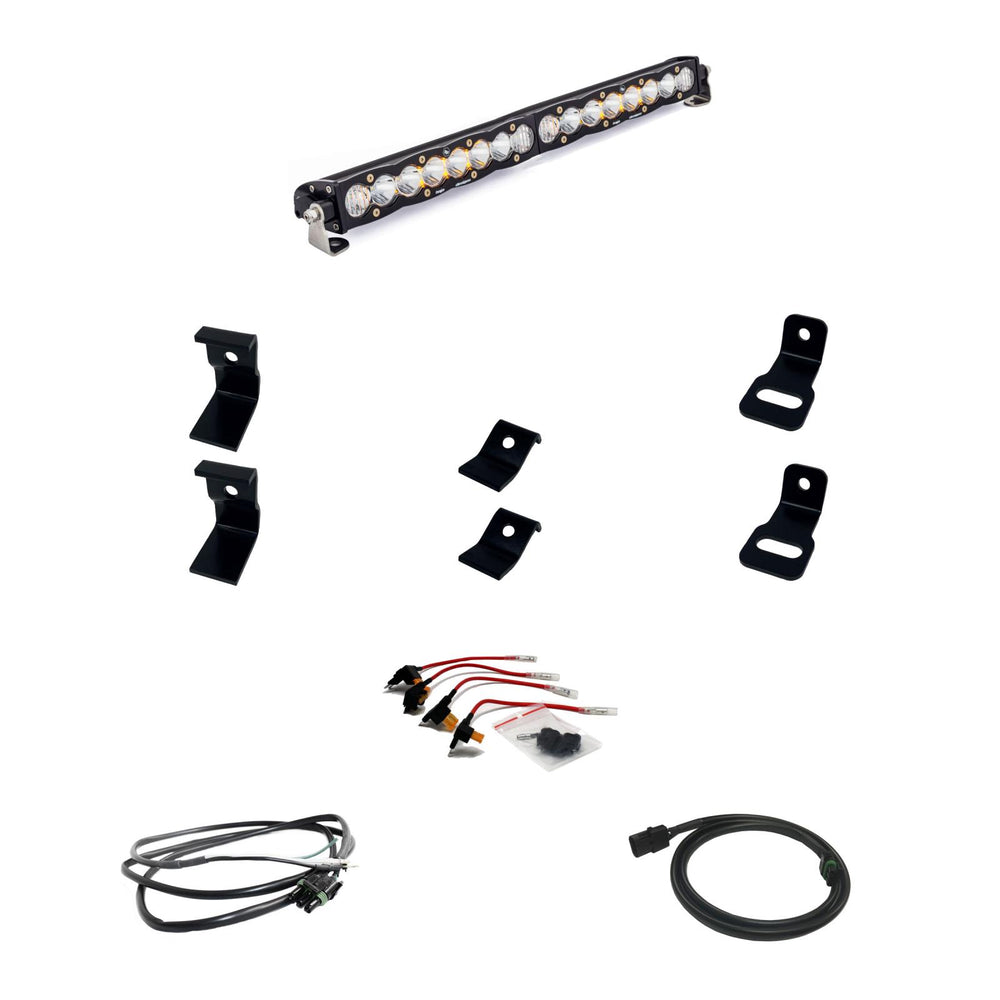 Baja Designs S8 20 Inch Grille Kit - '19-24 1500 Rebel - '21-24 1500 TRX (Driving/Combo - Clear)