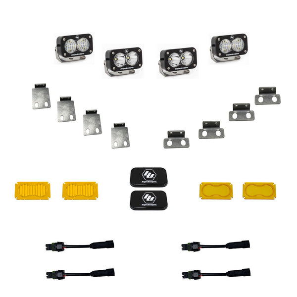 Baja Designs 2021+ F150 Raptor 2024+ F150 Raptor 37/Rs2 Pro Dual Fog Pocket Kit Multipattern/C