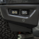 Baja Designs S2 Pro Dual Fog Pocket Kit - '21-26 F-150 Raptor, '24-26 F-150 Raptor 37/R (Multi-Pattern; Clear) (448053) — angle