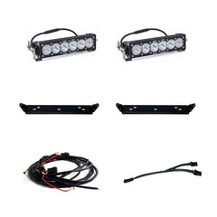 Baja Designs OnX6+ 10 Inch Dual Behind Grille Kit - '21-26 F-150 Raptor, '24-26 Raptor 37/R (Driving/Combo - Clear)