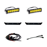 OnX6+ 10 Inch Dual Behind Grille Kit - '21-26 F-150 Raptor, '24-26 Raptor 37/R (Driving/Combo; Baja Amber)