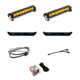 S8 10 Inch Dual Behind Grille Kit - '21-26 F-150 Raptor, '24-26 Raptor 37/R (Driving/Combo; Baja Amber)