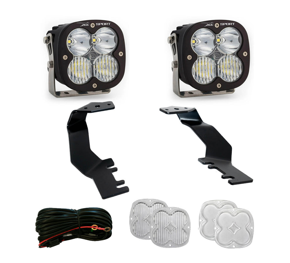 Baja Designs XL Sport A-Pillar Kit - '22-26 Tundra, '23-26 Sequoia (Driving/Combo - Clear)