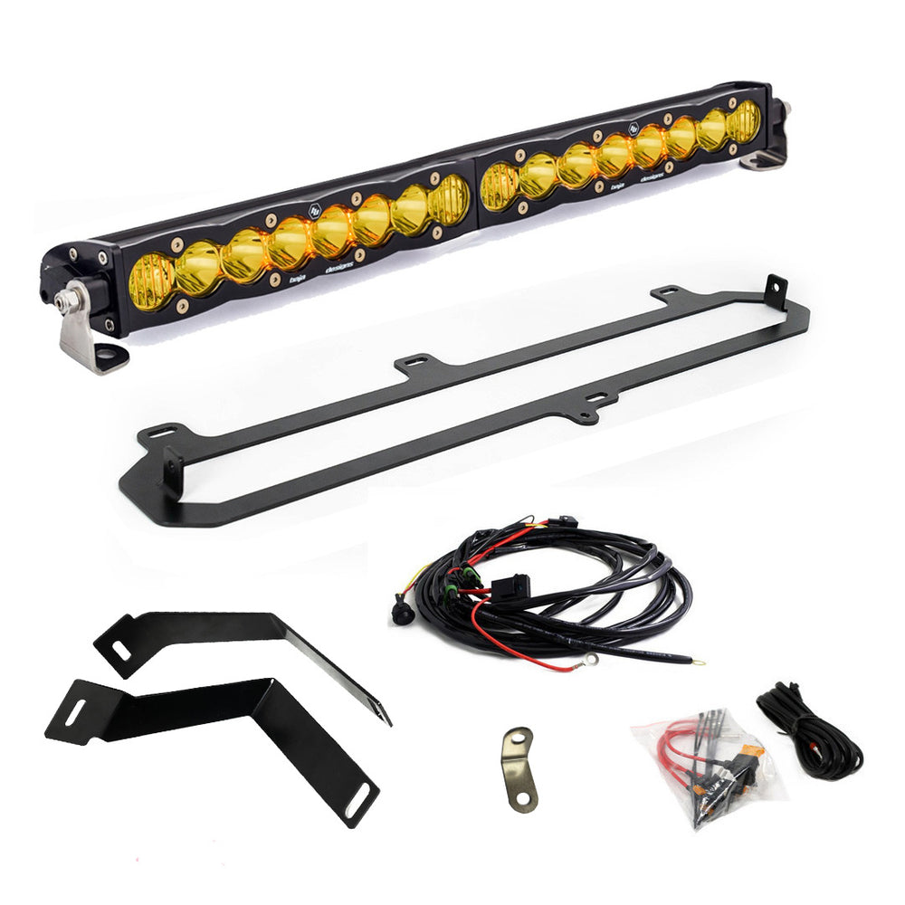 S8 20 Inch Grille Kit - '22-26 Tundra, '23-26 Sequoia - w/ TRD Grill (Driving/Combo - Baja Amber)