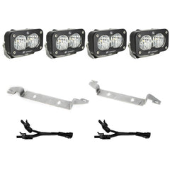 Baja Designs S2 Sport Fog Pocket Kit - '22-26 Tundra (Wide Cornering - Clear) — 2022-2026 Toyota Tundra