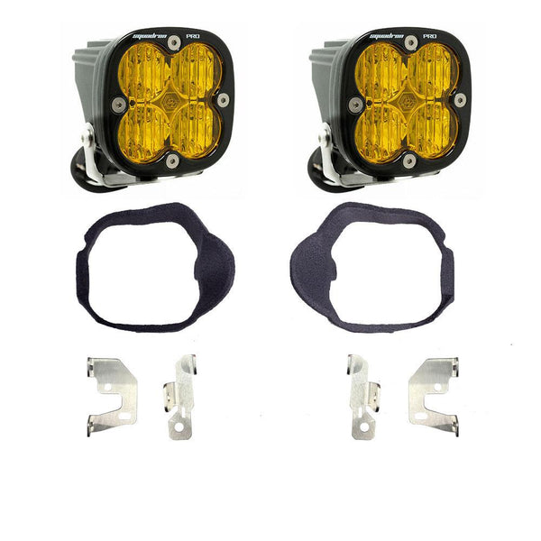 Baja Designs Mercedes Squadron Pro Fog Pocket Light Kit - Mercedes 2014-2018 Sprinter Van (Baja Amber)