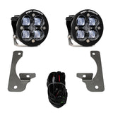 Jeep JK Squadron-R SAE Fog Pocket Light Kit - Jeep 2007-09 Wrangler JK; NOTE: w/ Premium OE Bumper (Clear)