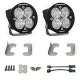 Jeep JK Squadron-R Sport Fog Pocket Light Kit - Jeep 2007-09 Wrangler JK; NOTE: w/ Standard OE Bumper (Clear)