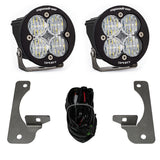 Jeep JK Squadron-R Sport Fog Pocket Light Kit - Jeep 2007-09 Wrangler JK; NOTE: w/ Premium OE Bumper (Clear)
