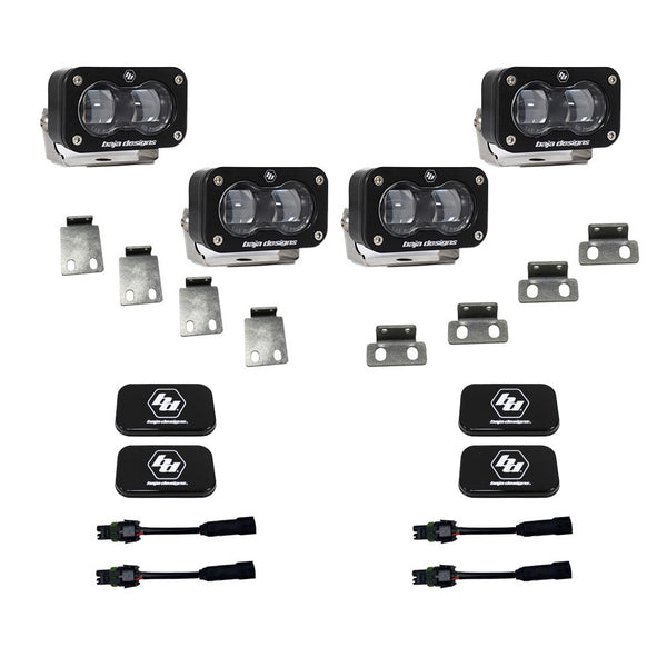 Baja Designs S2 SAE Fog Pocket Kits - Ford 2021-2026 F-150 Raptor, 2024-2026 F-150 Raptor 37/R