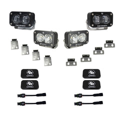 Baja Designs S2 SAE/S2 Sport Fog Pocket Kits - Ford 2021-2026 F-150 Raptor, 2023-2026 Bronco Raptor, 2024-2026 F-150 Raptor 37/R