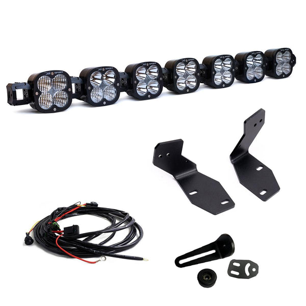 Baja Designs 7XL Sport Linkable Bumper Light Kit - 2023-2026 Ford F-250/350 Super Duty (Multi-Pattern, Clear, Toggle Wiring)
