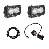 S2 Sport W/C, Reverse Kit Plug-N-Play (Wide Cornering; Clear; Plug-n-Play Wiring)