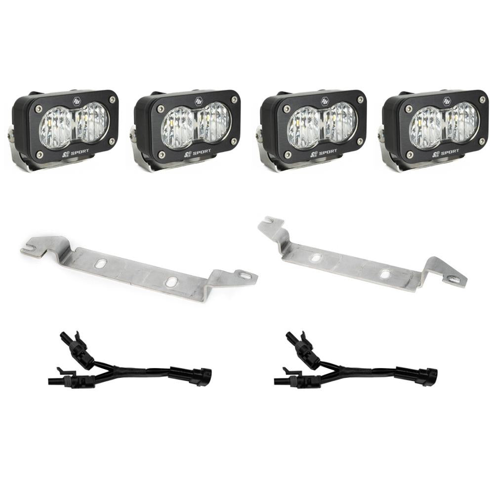 Baja Designs S2 Sport Dual Fog Pocket Light Kit - 2024-2026 Tacoma
