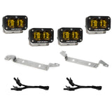 S2 SAE OEM Fog Light Replacement Kit - 2024-2026 Toyota Tacoma (SAE Spot; Baja Amber)