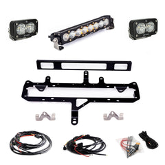 Baja Designs S8 10-inch/S2 Pro Grille Light Kit - 2024-2026 Toyota Tacoma TRD Pro (Clear)