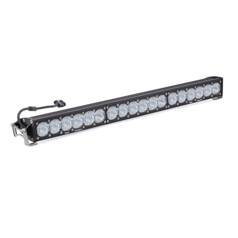 Baja Designs Barre lumineuse DEL droite OnX6+ (30 po - éclairage d'angle large - transparent)