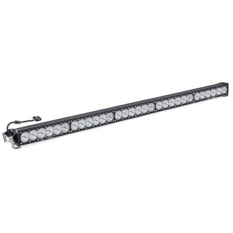 Baja Designs Barre lumineuse DEL droite OnX6+ (50 po - éclairage d'angle large - transparent)