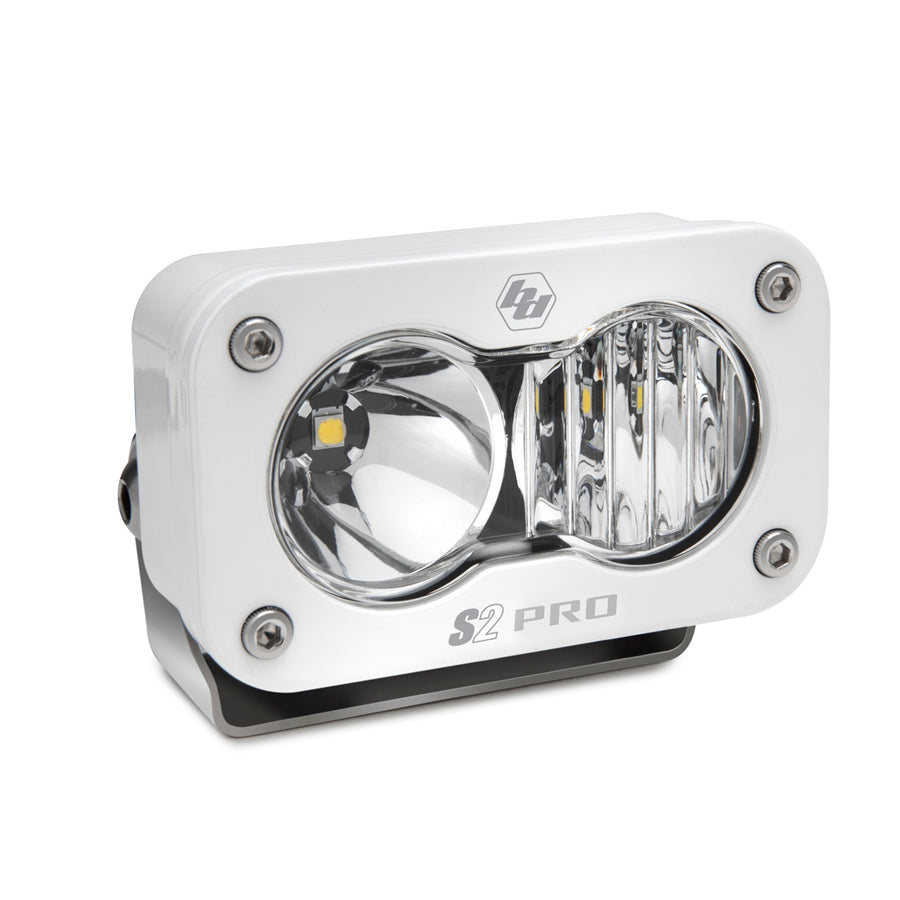 Baja Designs S2 Pro White LED Light Pod (Driving/Combo; Clear)