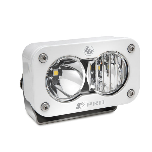 Baja Designs S2 Pro White LED Light Pod (Driving/Combo; Clear)