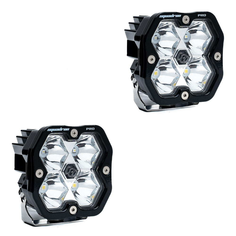 Baja Designs Squadron 2.0 Pro, Pair, LED Spot, No Harness