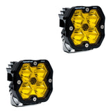 Squadron 2.0 Pro, Pair, LED Spot, Baja Amber, No Harness