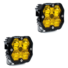 Squadron 2.0 Pro, Pair, LED Driving/Combo, Baja Amber, No Harness