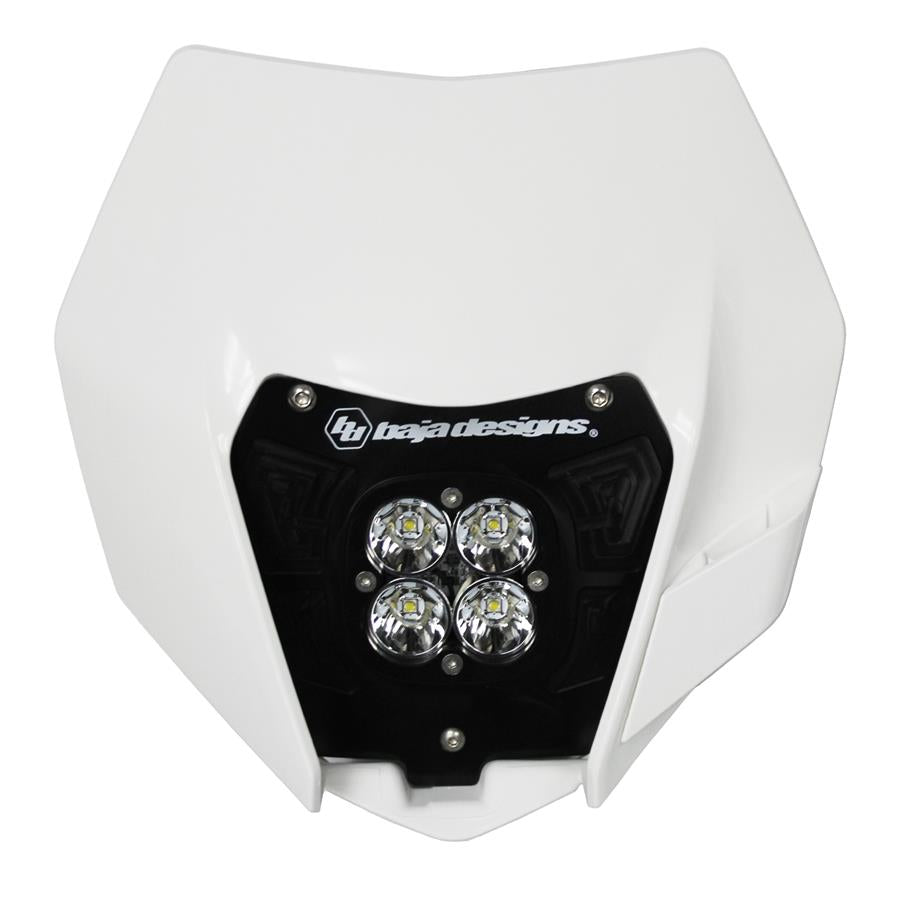 Baja Designs Squadron Pro (A/C) Headlight Kit w/ Shell - '13-16 200 XC-W/250 SX/250 XC/300 XC (Driving/Combo - Clear)