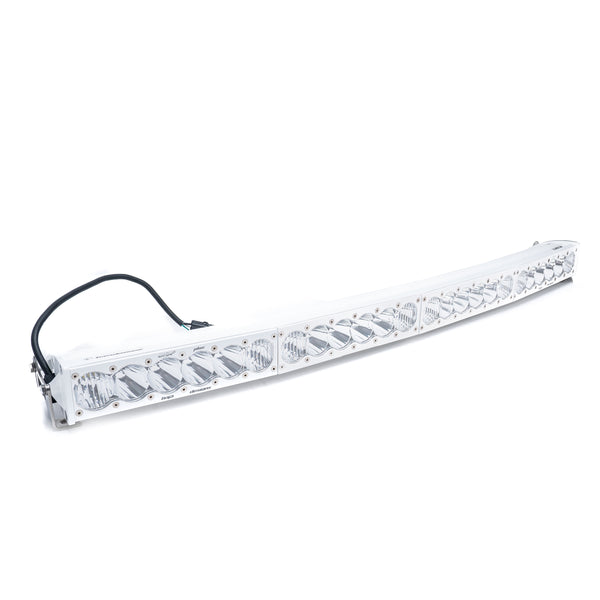 Baja Designs Barre lumineuse DEL arquée OnX6 blanche (40 po; conduite/combiné; transparent) (40 po - conduite/combiné - transparent) (524003WT)